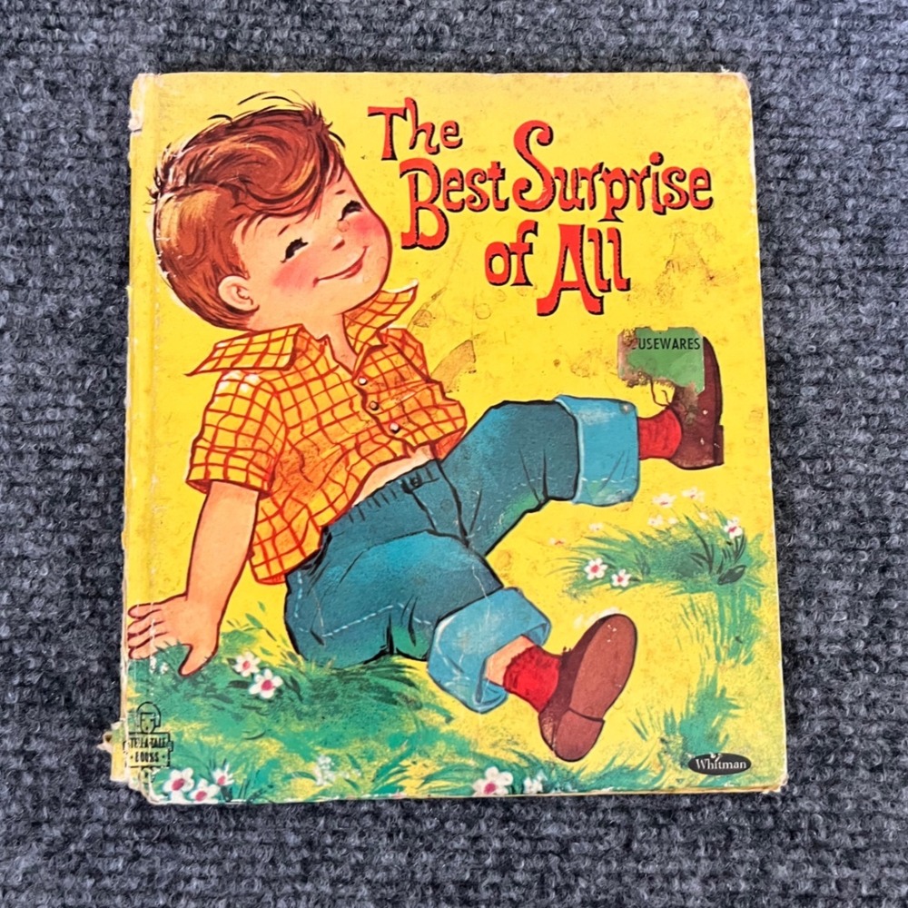 Vintage Whitman Tell-a-Tale The Best Surprise of All Donna Lugg Pape 1961 Book